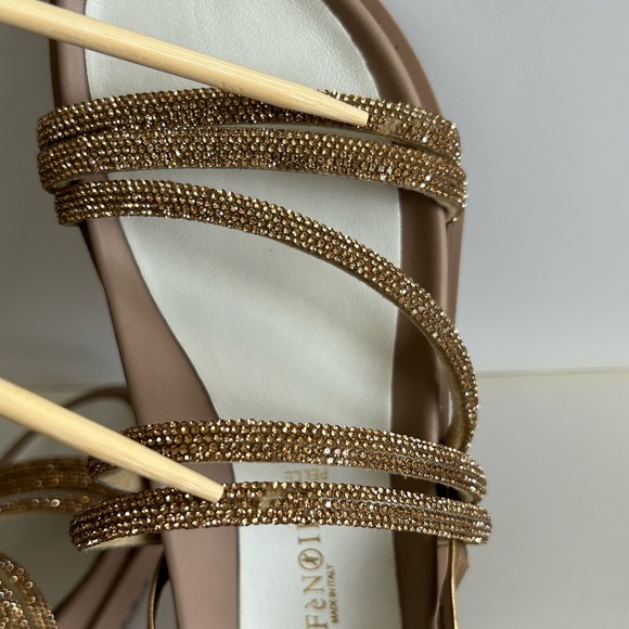 {Sz6} CAFeNOIR Sandals Made in Italy - Picture 12 of 14